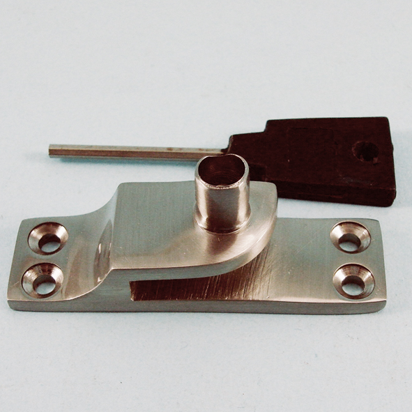 THD109/SNP • Standard • Satin Nickel • Locking Keeper For Straight Arm Sash Fasteners